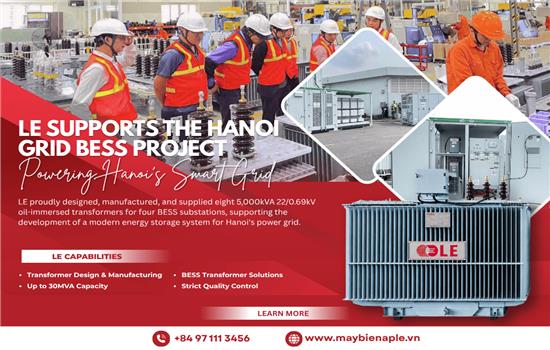 LE partners with hanoi’s grid-scale bess project