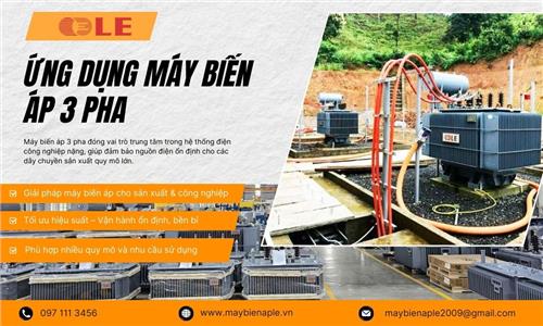Ứng dụng máy biến áp 3 pha trong công nghiệp nặng