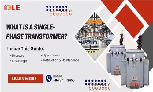What is a single-phase transformer? Structure, pplications, and installation guide