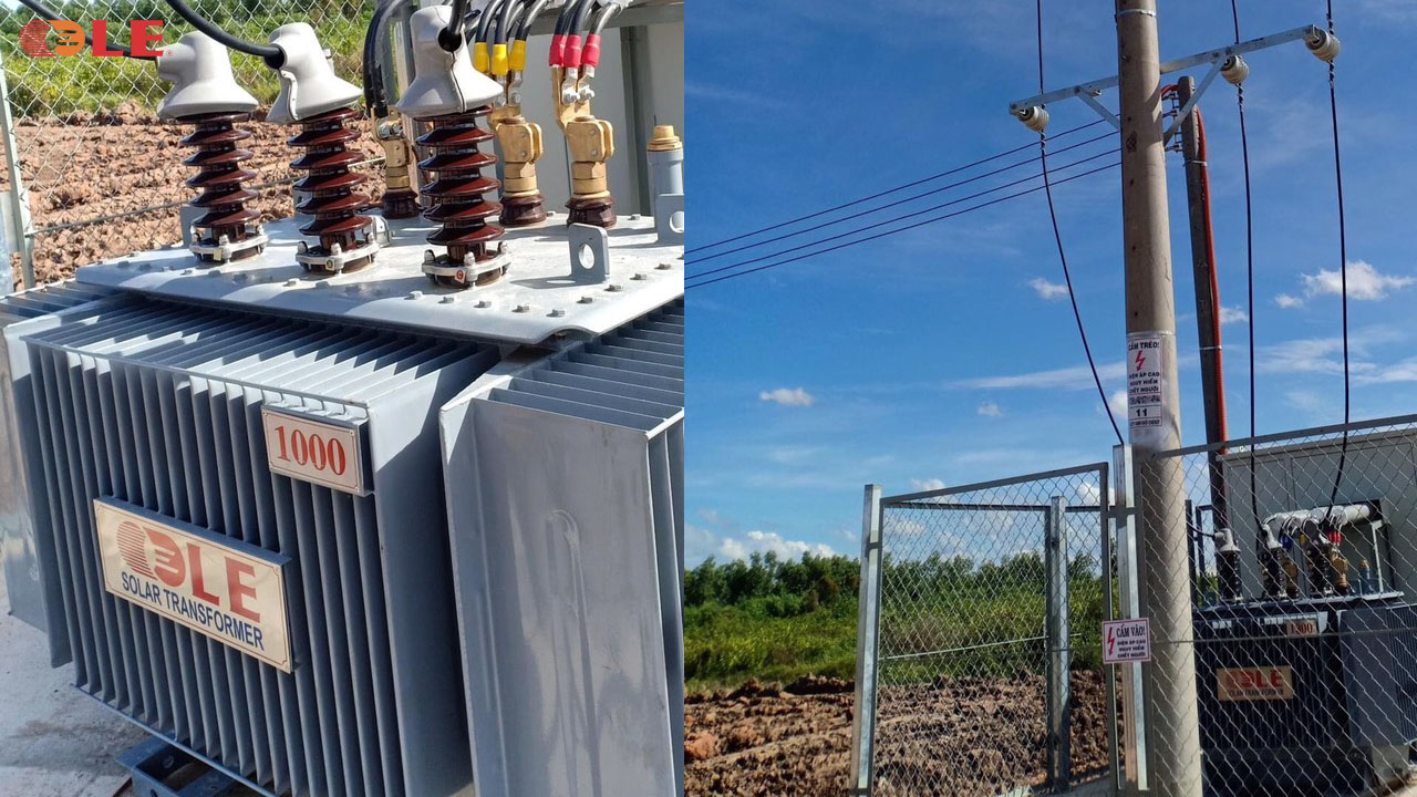 TRẠM BIẾN ÁP CÔNG SUẤT 1000kVA LOẠI CHUYÊN DÙNG CHO ĐIỆN NĂNG LƯỢNG MẶT TRỜI
