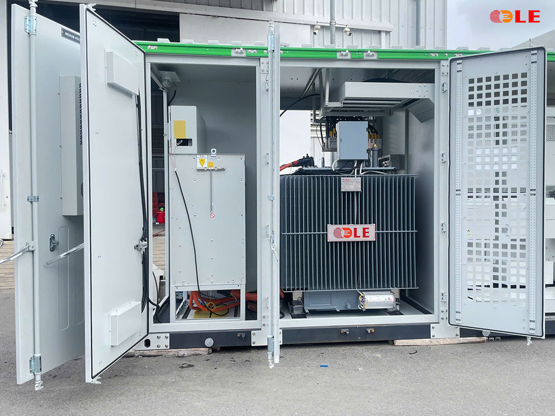 Máy biến áp 5.000kVA của LE được sử dụng trong hệ thống BESS