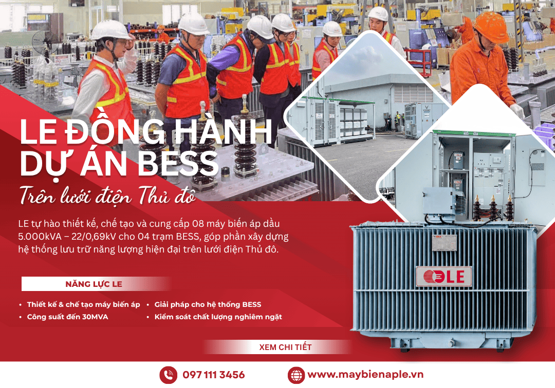 LE đồng hành cùng dự án BESS trên lưới điện thủ đô