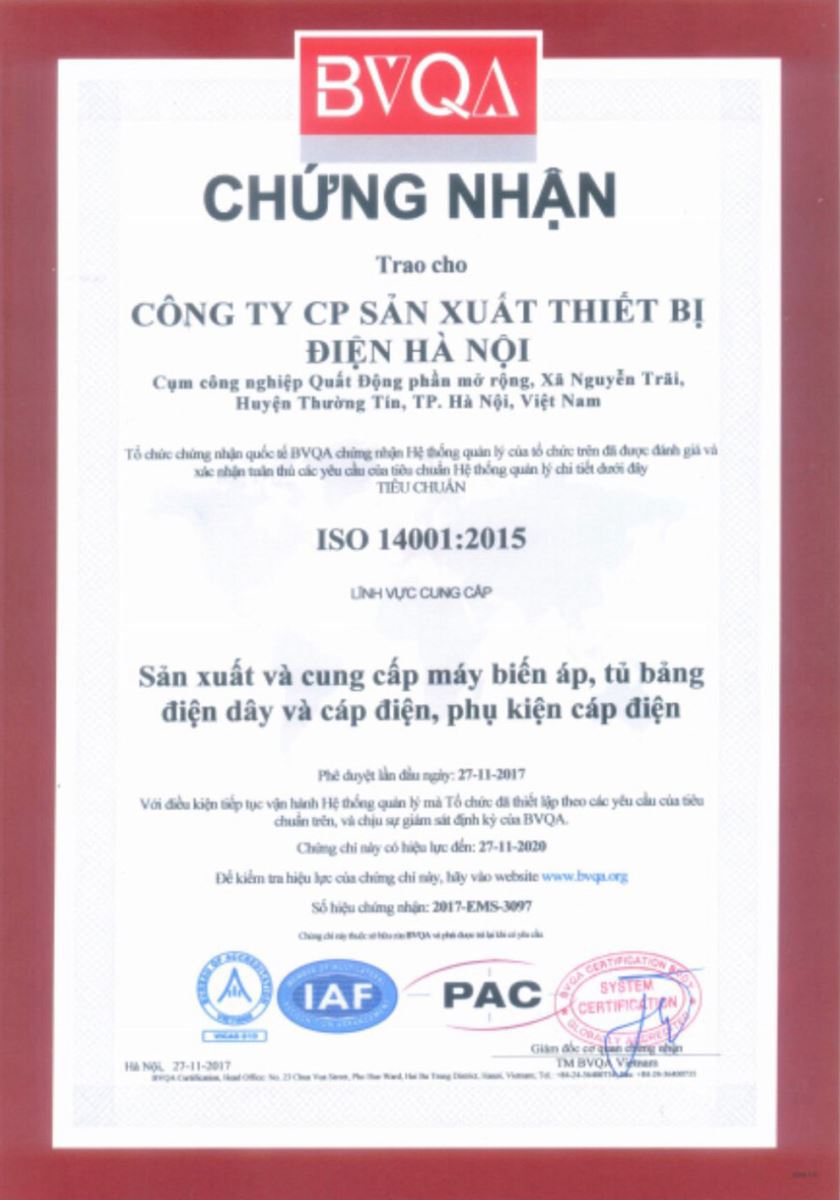 Bảo vệ môi trường theo tiêu chuẩn Iso 14001 là một trong những nhiệm vụ trọng tâm của LE.