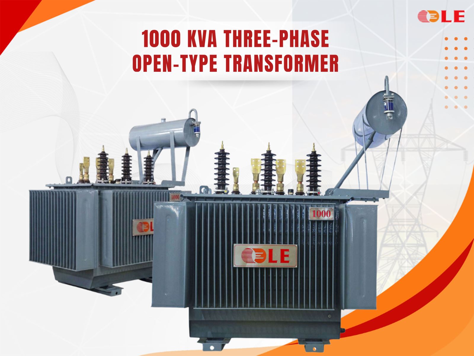 1000 kva three-phase open-type transformer