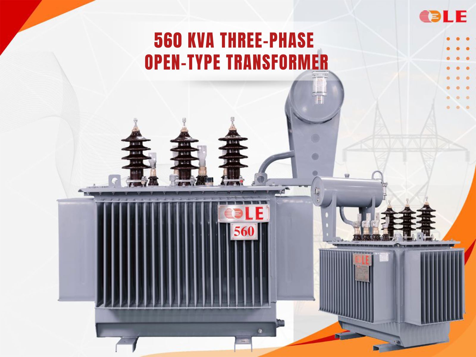 560 kva three-phase open-type transformer