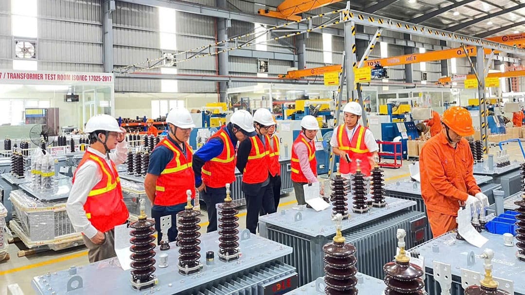 Inside LE transformer manufacturing facility