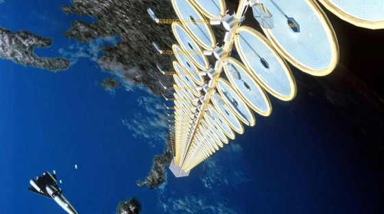 Khai thác năng lượng mặt trời trong không gian