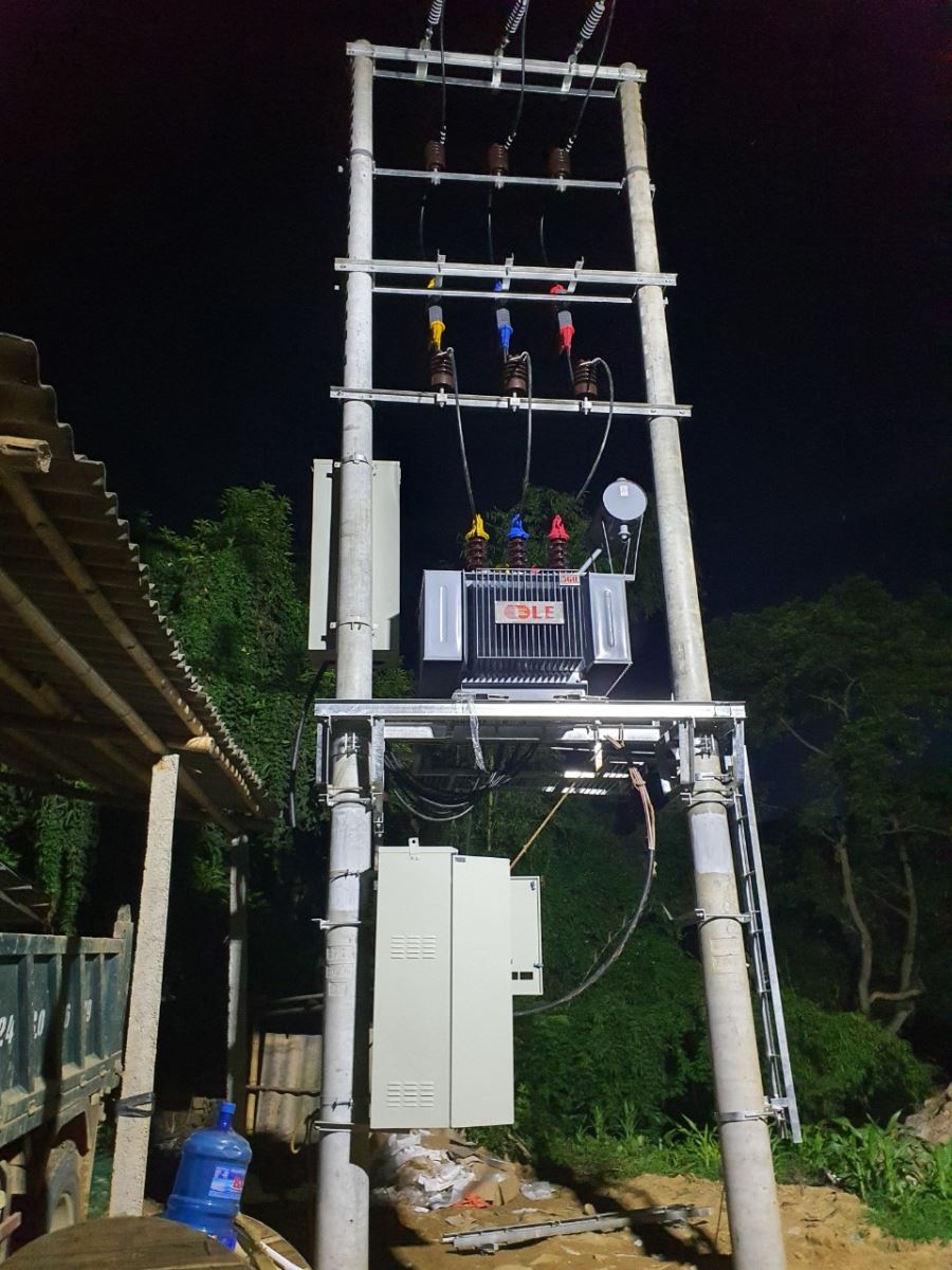 Máy biến áp LE trên vùng cao Lào Cai