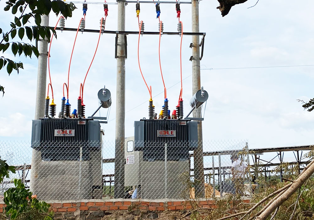 Máy biến áp LE được lắp đặt cho khách hàng