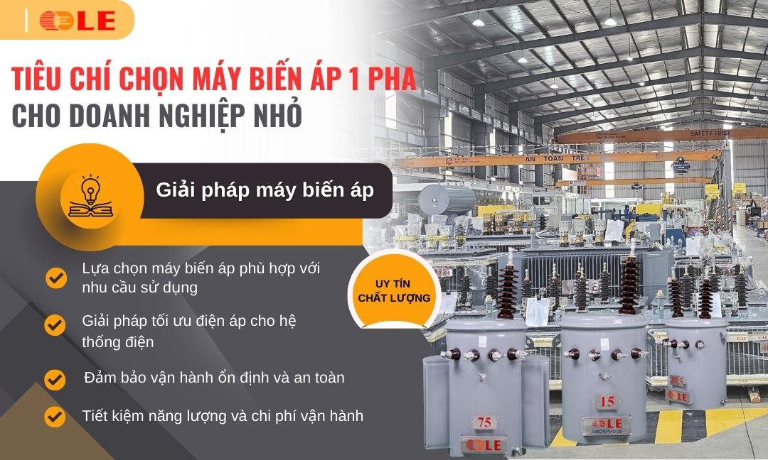 Tiêu chí chọn máy biến áp 1 pha